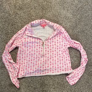 NWOT Lilly Pulitzer Cropped Pineapple Popover size M